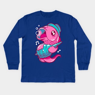 Goldfish Blobs Kids Long Sleeve T-Shirt